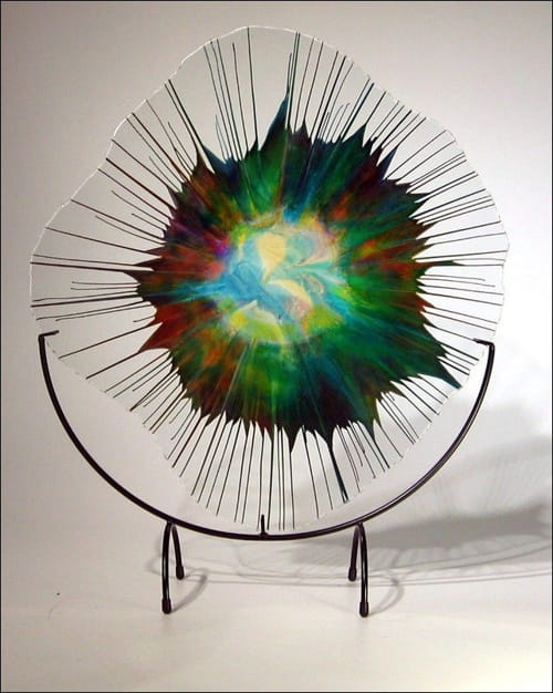 Click to view detail for Art Glass - 18 -014_5  Energy Web